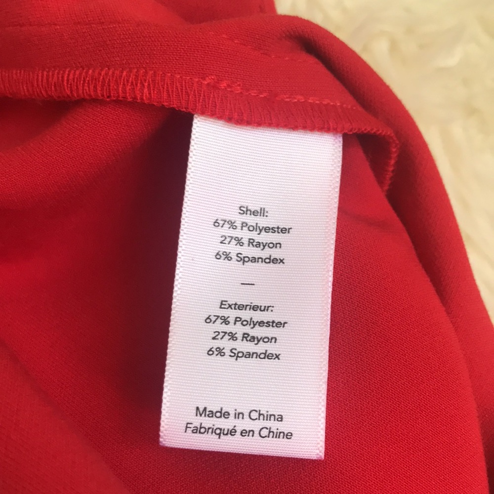 NWT Likely Red One Shoulder Cutout Lisette Dress - Picture 14 of 15